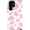 Pink Cow Print Galaxy S25 Ultra Impact Case